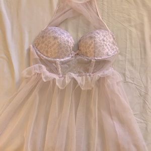 Baby pink VS babydoll 34B lingerie